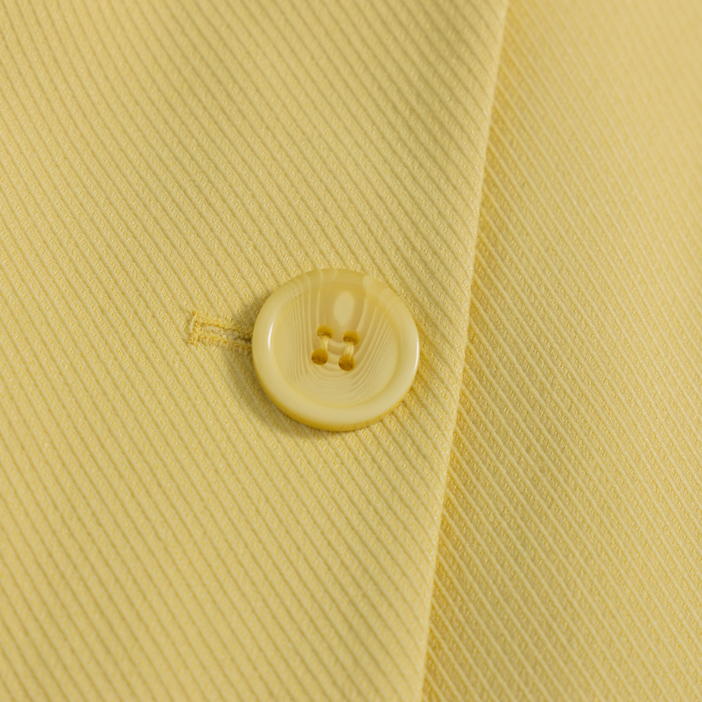 Custom Yellow Single Button Twill Blazer 4Y4A0064