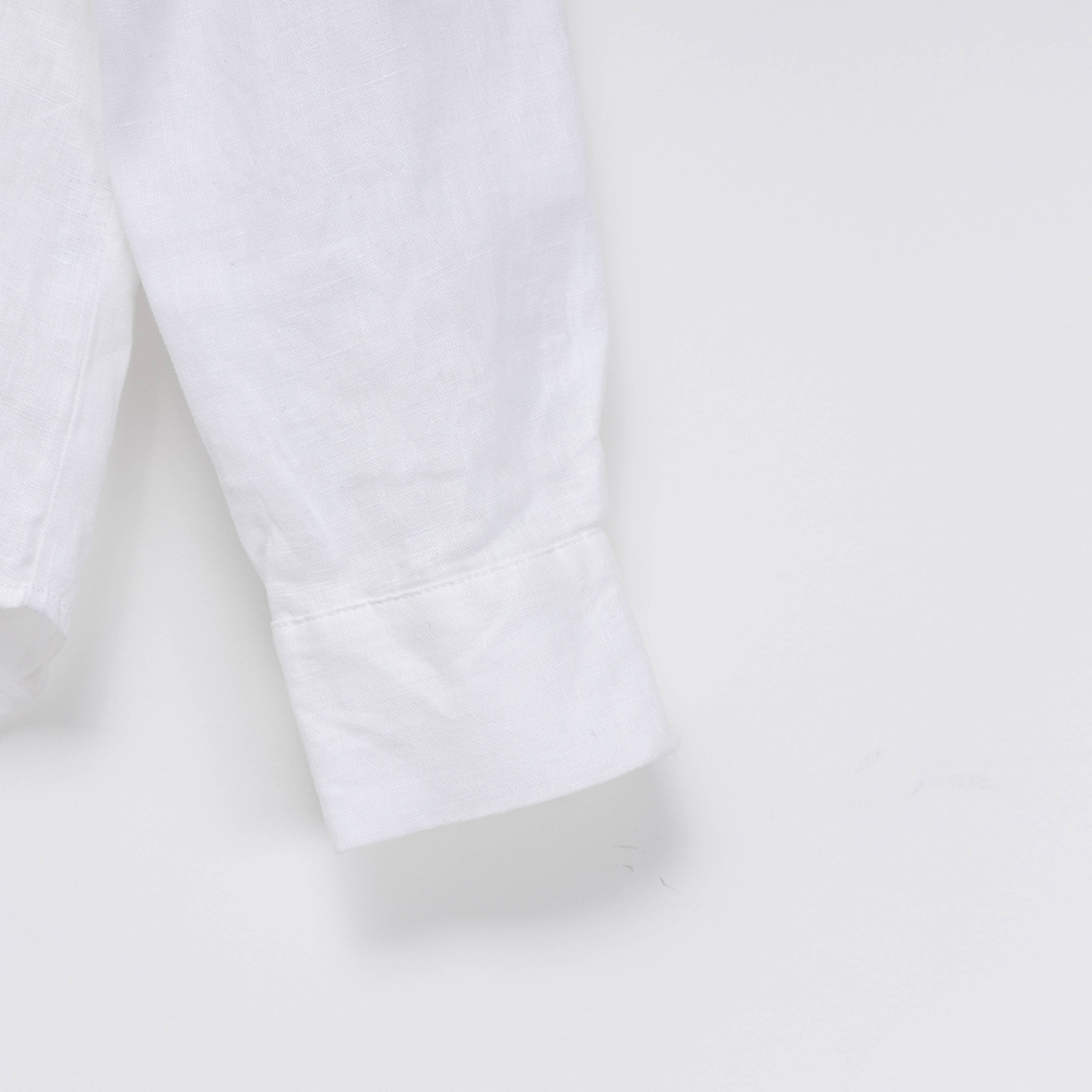 New Joys White Linen Shirt OEM Wholesale 
