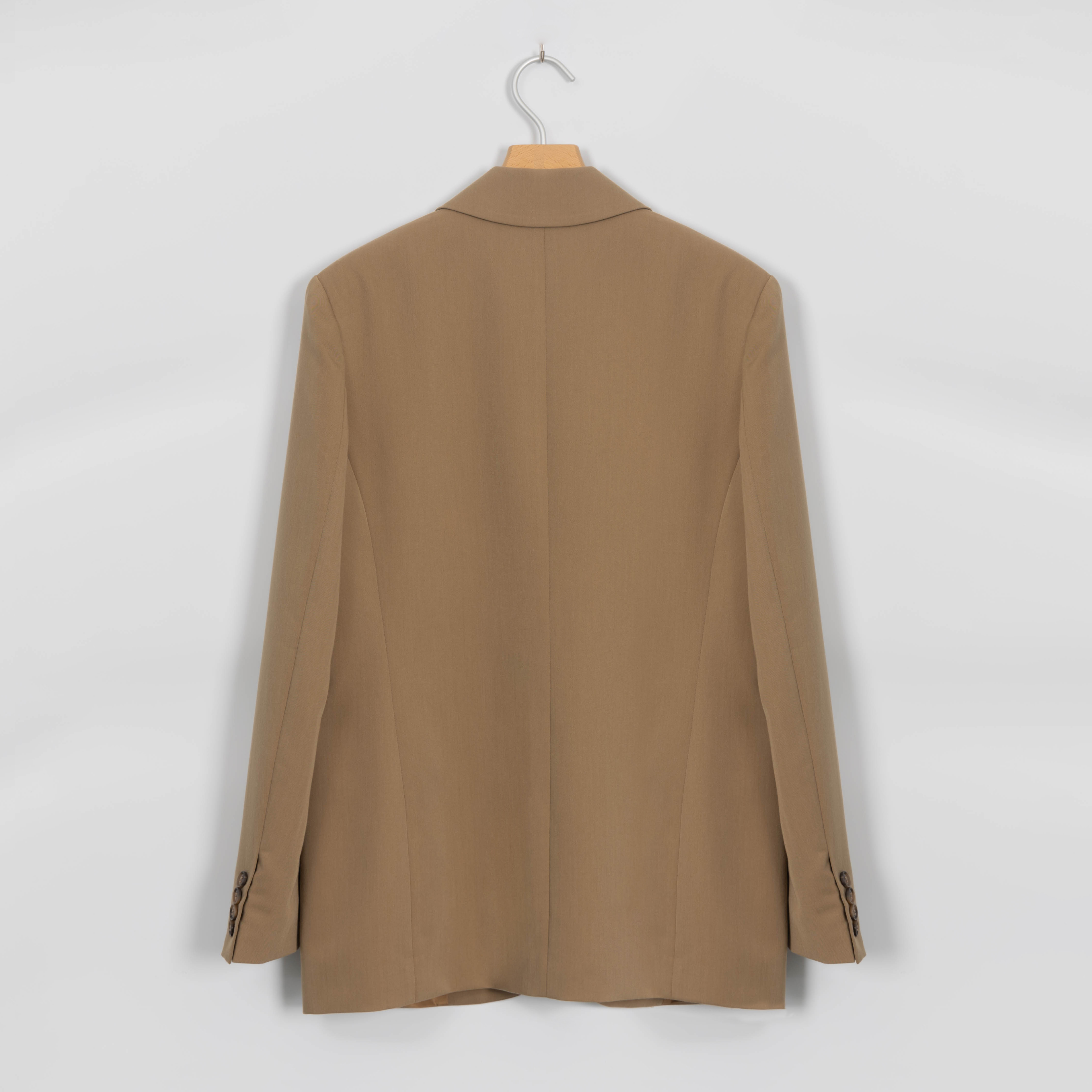 Custom Women Casual Single Breasted Brown Blazer 4Y4A0145