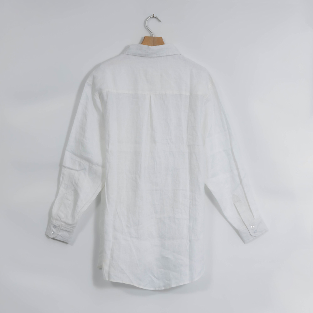 Custom Women Linen Button Up Shirt 4Y4A9654