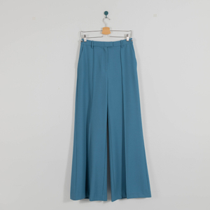 Custom Women RWS Wool Wide Leg Trousers 4Y4A2429